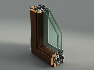 AELLE 100 STH - Aluminium and wood casement window by METRA Building - view 2
